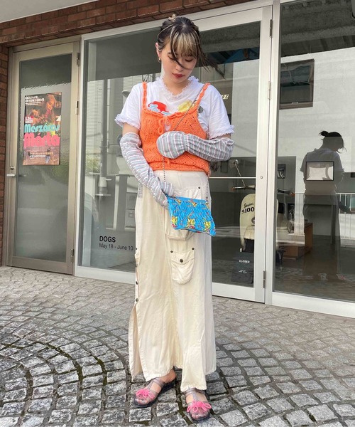 HEY!MrsROSE(ヘイミセスローズ)の「HEY! Mrs ROSE(ヘイ!ミセスローズ)ボムポシェット(ショルダーバッグ・レディース・ブルー/ブラウン・FREE)」の20枚目の写真