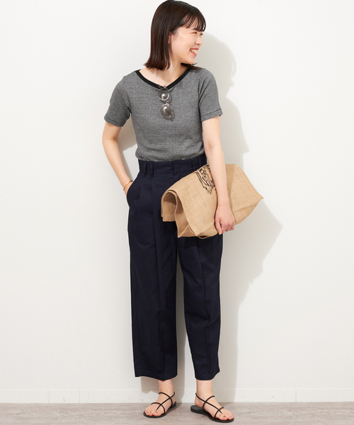 ★ひらめさま★miller ミラー SLOBE別注 ベロアレースミャミソール miller/ミラー SLOBE別注 ホルターネック×Tシャツセット（Tシャツ／カットソー）｜SLOBE IENA（スローブ  イエナ）の通販｜BAYCREW'S STORE