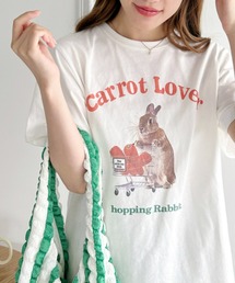 Loueme | キャロットバニービッグTシャツ(Tシャツ/カットソー)