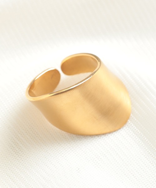 SETUP7（セットアップセブン）の「【SETUP7】ステンレスリング HKO（リング・レディース・ゴールド・14/10）」の5枚目の写真