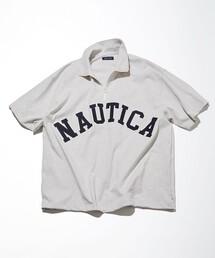 NAUTICA | NAUTICA/ノーティカ Arch Logo Half Zip S/S Tee/アーチロゴ ハーフジップ ショートスリーブTシャツ(Tシャツ/カットソー)