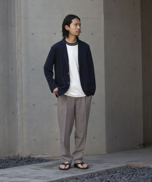 セール】【GLOSTER/グロスター】金ボタン テーラーカーディガン 紺ブレ