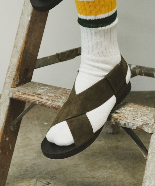 LAOCOONTE（ラオコンテ）の「LAOCOONTE/ラオコンテ DINA NMD Suede レディース スウェードサンダル（サンダル・レディース・カーキ/ブラウン・38/37/36）」の19枚目の写真