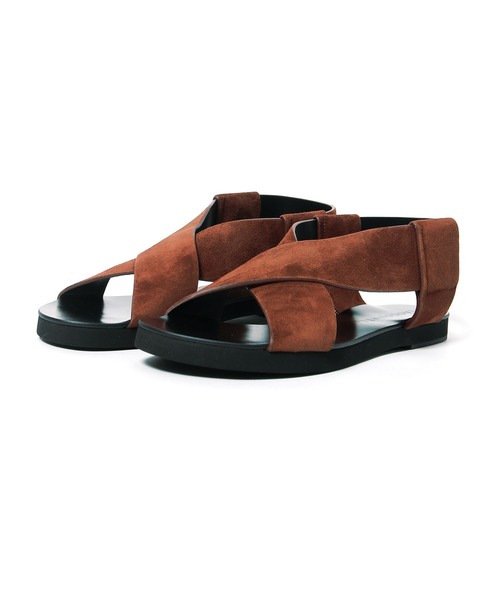 LAOCOONTE（ラオコンテ）の「LAOCOONTE/ラオコンテ DINA NMD Suede レディース スウェードサンダル（サンダル・レディース・カーキ/ブラウン・38/37/36）」の17枚目の写真