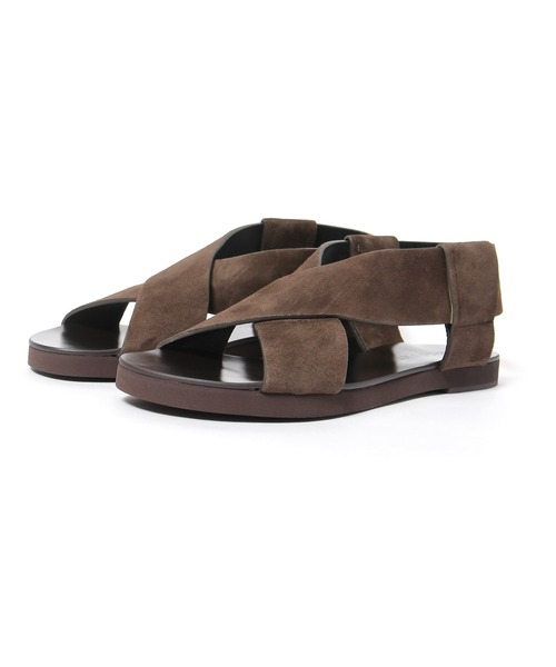 LAOCOONTE（ラオコンテ）の「LAOCOONTE/ラオコンテ DINA NMD Suede レディース スウェードサンダル（サンダル・レディース・カーキ/ブラウン・38/37/36）」の18枚目の写真