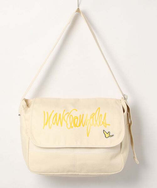 （What it isNt）ART BY MARKGONZALES（ワットイットイズント）の「【（What it isNt）ART BY MARKGONZALES / (ワットイットイズント) アートバイ マークゴンザレス 】フラップショルダー（ショルダーバッグ・メンズ・ブラック/アイボリー・FREE）」の2枚目の写真