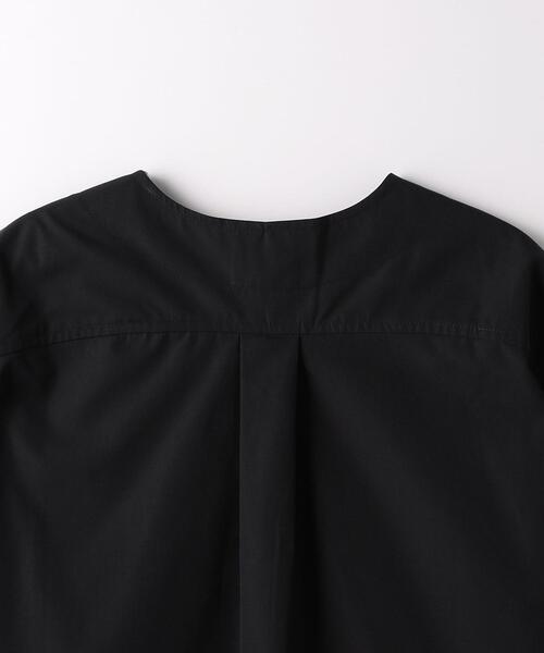 lownn（ローン）の「＜LOWNN＞ COLLARLESS SHORT SLEEVE SHIRT/シャツ（シャツ/ブラウス・メンズ・ホワイト/ブラック・44/46）」の13枚目の写真