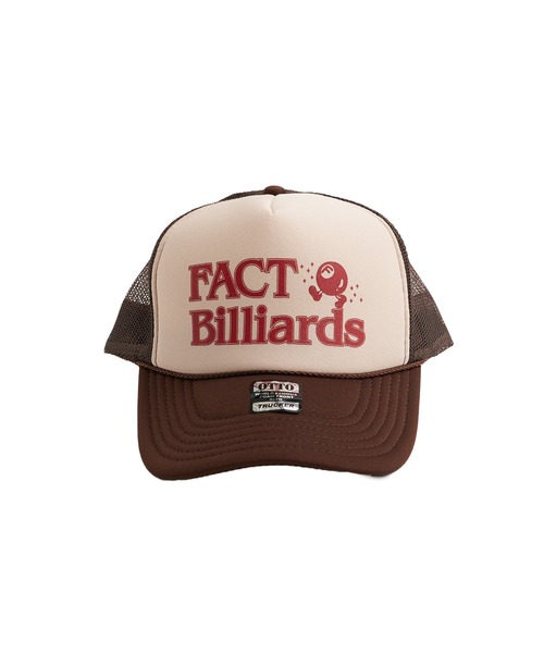 WHO'S WHO gallery（フーズフーギャラリー）の「COOPER FACT ビリヤードメッシュキャップ（キャップ・メンズ・ブラック/ネイビー/ブラウン・FREE）」の5枚目の写真