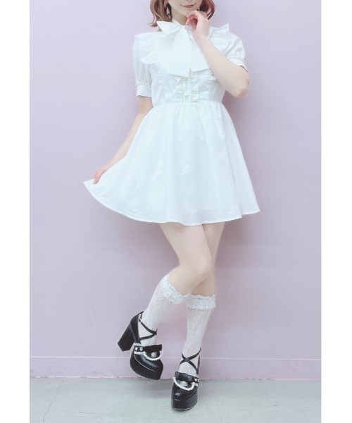 Ank Rouge パールフリルOP Ank Rouge（アンクルージュ）の「パールフリルOP（ワンピース