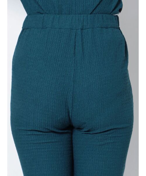 MURUA(ムルーア)の「シャーリングフレアパンツ(その他パンツ・レディース・ブラック/ブルー・FREE)」の11枚目の写真