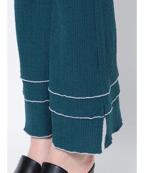 MURUA(ムルーア)の「シャーリングフレアパンツ(その他パンツ・レディース・ブラック/ブルー・FREE)」の12枚目の写真