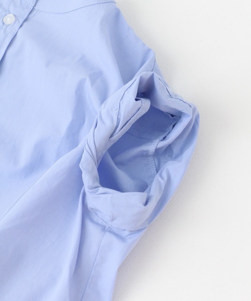 URBAN RESEARCH DOORS（アーバンリサーチドアーズ）の「『親子リンク』半袖ワイドタックシャツ(KIDS)（シャツ/ブラウス・キッズ・チェック/ブルー・135/120/105）」の22枚目の写真