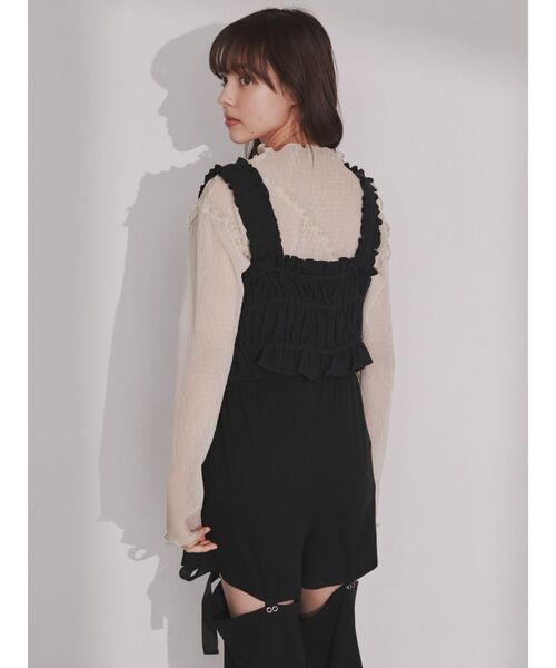 merry jenny（メリージェニー）の「リボンリボンリボンビスチェ（ベスト・レディース・オフホワイト/ブラック・FREE）」の14枚目の写真