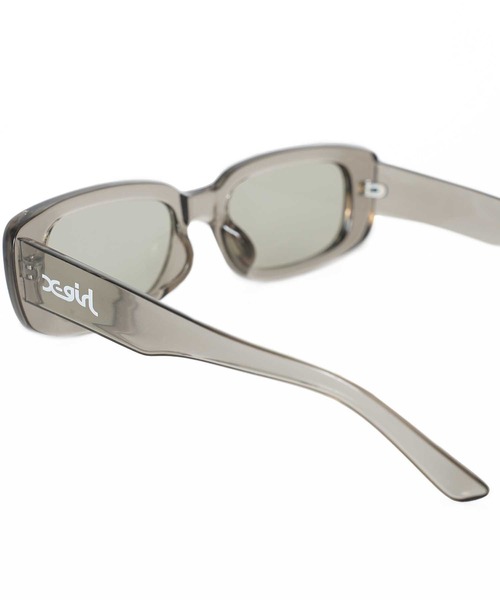 X-girl（エックスガール）の「SQUARE FRAME SUNGLASSES（サングラス・レディース・グレー/ブラウン・ONE SIZE）」の6枚目の写真