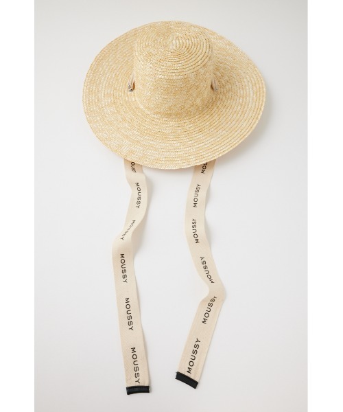 MOUSSY(マウジー)の「LETTERING RIBBON BOATER ハット(ハット・レディース・ベージュ・FREE)」の7枚目の写真