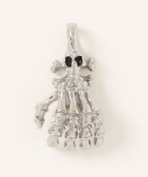 Pimientos（ピミエントス）の「《ステンレス316L》金属アレルギー対応　スカルハンドモチーフチャーム（チャーム）」