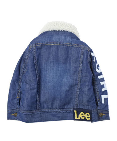 X-girl Stages（エックスガールステージス）の「【VERY11月号掲載】XGS × Lee BOA STORM RIDER(4T～7T)（デニムジャケット・キッズ・インディゴブルー・4T/5T/6T/7T）」の5枚目の写真