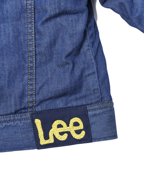 X-girl Stages（エックスガールステージス）の「【VERY11月号掲載】XGS × Lee BOA STORM RIDER(4T～7T)（デニムジャケット・キッズ・インディゴブルー・4T/5T/6T/7T）」の2枚目の写真