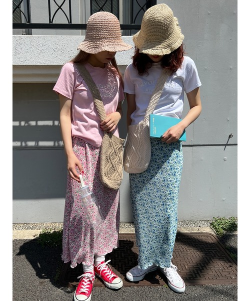 WC（ダブル シー）の「フリルストローハット（ハット・レディース・ブラック/アイボリー・FREE）」の8枚目の写真