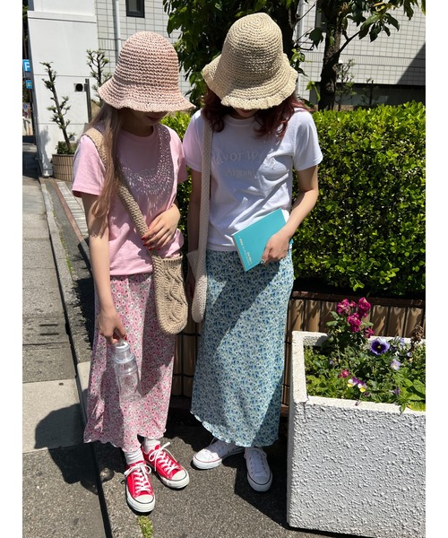 WC（ダブル シー）の「フリルストローハット（ハット・レディース・ブラック/アイボリー・FREE）」の15枚目の写真