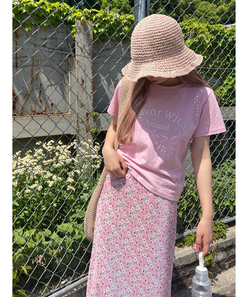 WC（ダブル シー）の「フリルストローハット（ハット・レディース・ブラック/アイボリー・FREE）」の5枚目の写真