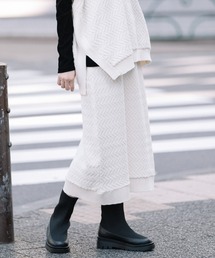 Munich | ヘリンボーンニットジャガードタイトスカート(スカート)