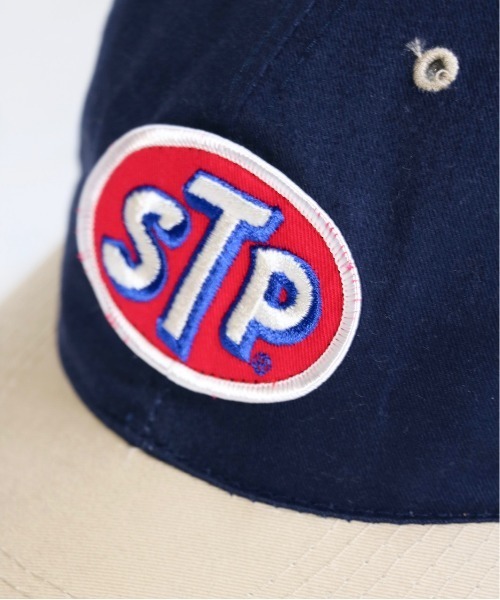 C.E.L.STORE（セルストア）の「STP/エスティーピー LOGO BASEBALL CAPロゴベースボールキャップ(ユニセックス)（キャップ・メンズ・ナチュラル/ネイビー・FREE）」の10枚目の写真