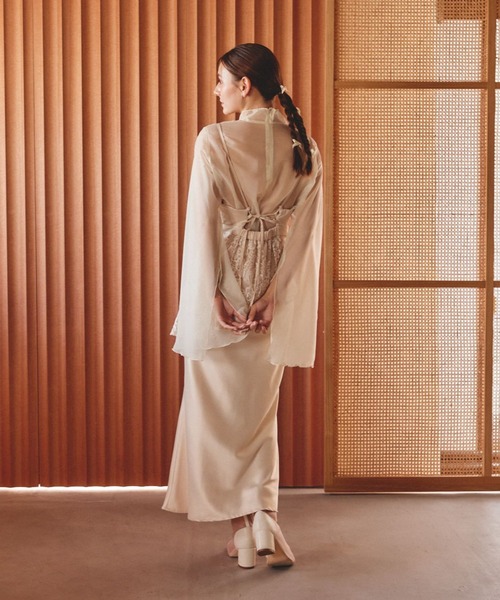 pomiii（ポミー）の「シアーハイネックメロウブラウス（シャツ/ブラウス・レディース・アイボリー/ライトブルー/ピンク・FREE）」の5枚目の写真