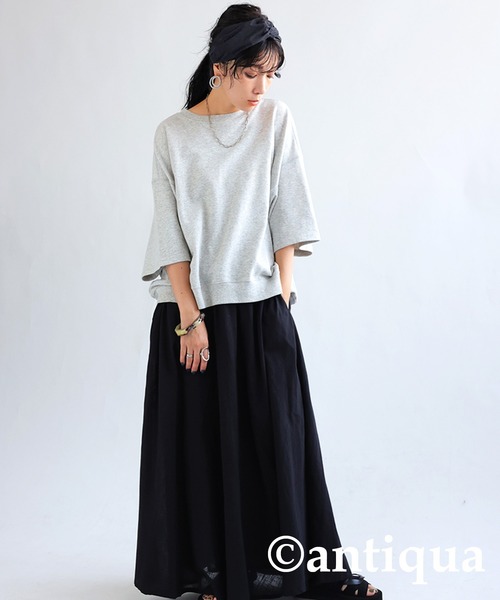 antiqua（アンティカ）の「ツイストデザインターバン（ヘアバンド・レディース・カーキ/ブラック・FREE）」の12枚目の写真