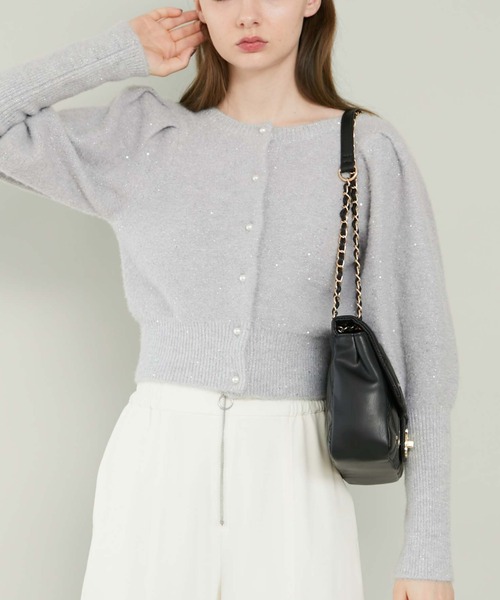 archives（アルシーヴ）の「キルトスタッズチェーンショルダー（ショルダーバッグ・レディース・ブラック/ベージュ・FREE）」の5枚目の写真