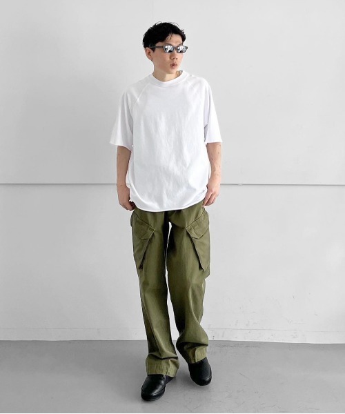 order（オーダー）の「order loose raglan sleeve tee（Tシャツ/カットソー・メンズ・トップグレー/ブラック/ホワイト・XS/S/M/L）」の19枚目の写真