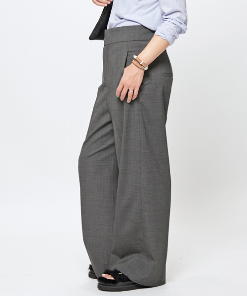 グレーワイドスラックス（スラックス）｜AP STUDIO（エーピー
