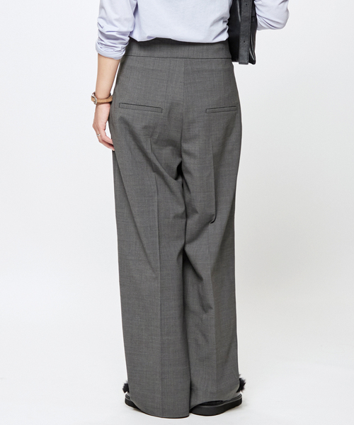グレーワイドスラックス（スラックス）｜AP STUDIO（エーピー