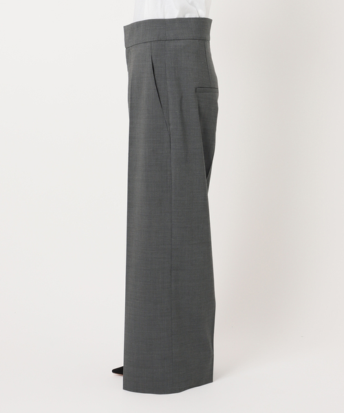AP STUDIO（エーピーストゥディオ）の「グレーワイドスラックス（スラックス・レディース・チャコールグレー・40/38/36）」の12枚目の写真