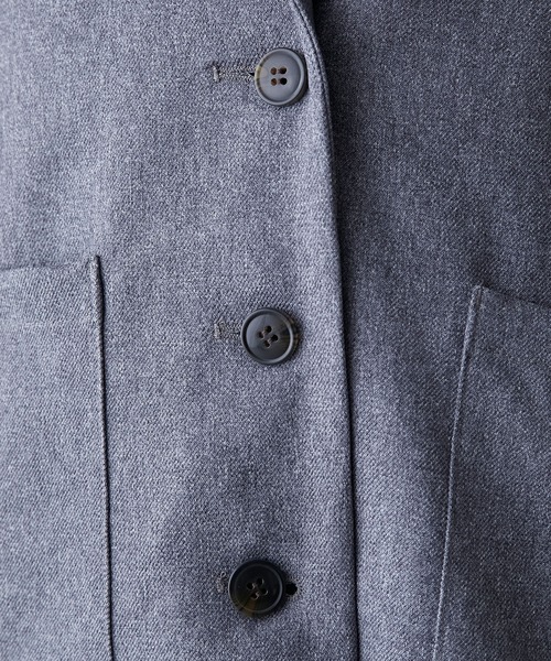 BONLECILL（ボンルシール）の「【セットアップ可能】ボーイフレンドオーバーテーラードジャケット（テーラードジャケット・レディース・ブラウン系1/ブラック/ブラウン系2/ネイビー/チャコールグレー/ブラック系1・FREE）」の21枚目の写真