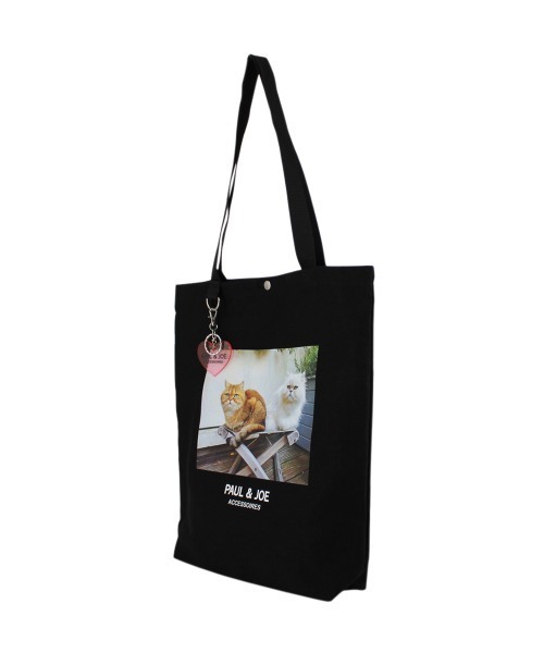 PAUL & JOE ACCESSOIRES（ポールアンドジョーアクセソワ）の「トートバッグ/フォトプリント/PAUL & JOE ACCESSOIRES（トートバッグ・レディース・ブラック/アイボリー・FREE）」の12枚目の写真
