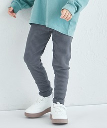 pairmanon（ペアマノン）の「【リブコットン100】アソート柄 無地 10分丈 リラックスリブレギンス（その他パンツ・キッズ）」