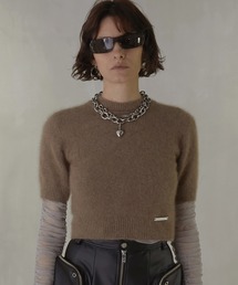 PRANK PROJECT | 【23AUTUMN予約商品】ラクーン2WAYハーフスリーブニット / Raccoon 2WAY Half Sleeve Knit(ニット/セーター)