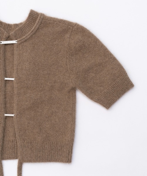 PRANK PROJECT（プランクプロジェクト）の「ラクーン2WAYハーフスリーブニット / Raccoon 2WAY Half Sleeve Knit（ニット/セーター・レディース・ピンク/ブラック/ベージュ・FREE）」の17枚目の写真