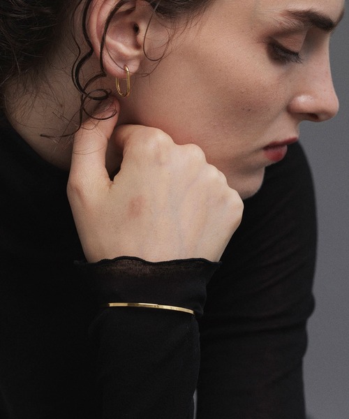 CENE（セネ）の「【CENE】セネ/ナローブレスレット（ブレスレット・レディース・ゴールド/シルバー・FREE）」の2枚目の写真