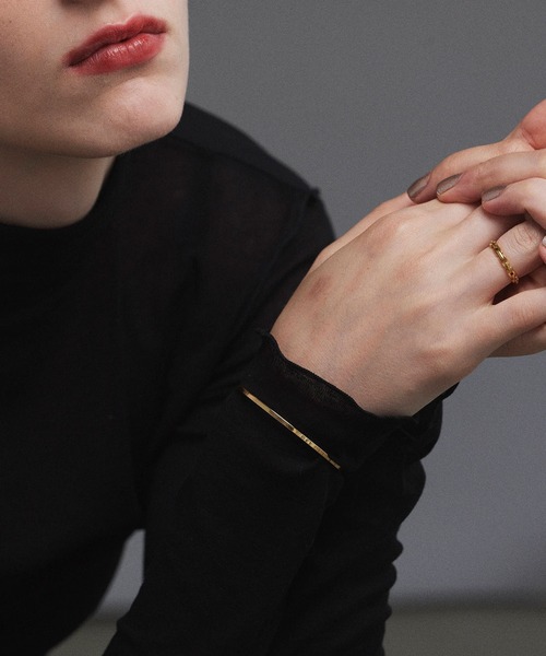 CENE（セネ）の「【CENE】セネ/ナローブレスレット（ブレスレット・レディース・ゴールド/シルバー・FREE）」の7枚目の写真