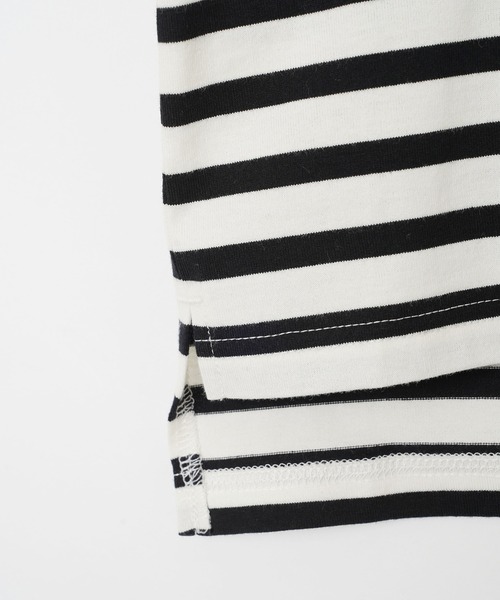 MILKFED.(ミルクフェド)の「STRIPED TOP(Tシャツ/カットソー・レディース・ホワイト/ライトパープル/ライトピンク・ONE SIZE)」の19枚目の写真