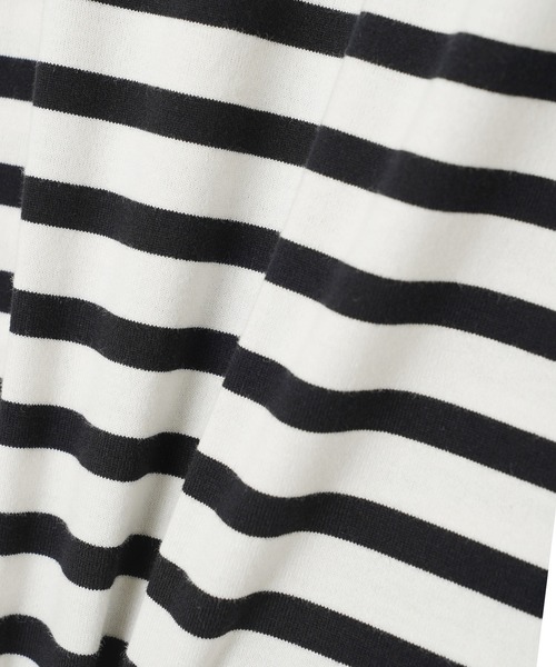 MILKFED.(ミルクフェド)の「STRIPED TOP(Tシャツ/カットソー・レディース・ホワイト/ライトパープル/ライトピンク・ONE SIZE)」の21枚目の写真