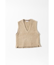 ottilie フェザーモールVネックベスト