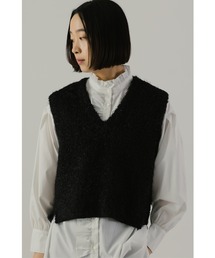 ottilie フェザーモールVネックベスト