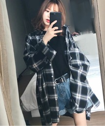 Ritomo De Ricco（リトモ・デ・リコ）の「オンブレーチェックルーズシャツ（シャツ/ブラウス）」