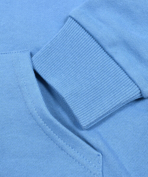 BeBe（ベベ）の「裏毛裾ボーダーロゴフーディ(100～150cm)（パーカー・キッズ・グリーン/ブルー・140cm/150cm/110cm/130cm/120cm/100cm）」の11枚目の写真