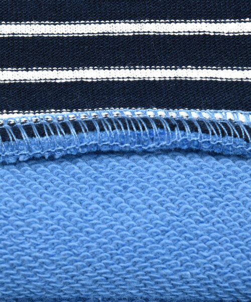 BeBe（ベベ）の「裏毛裾ボーダーロゴフーディ(100～150cm)（パーカー・キッズ・グリーン/ブルー・140cm/150cm/110cm/130cm/120cm/100cm）」の13枚目の写真