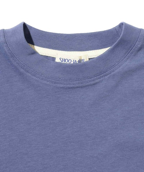 SHOO・LA・RUE(シューラルー)の「◆【110-140cm】袖ワッフルレイヤードロンT(Tシャツ/カットソー・キッズ・スモーキーグリーン系/カーキ/ブラック/ブルー系4・12/11/13/14)」の8枚目の写真