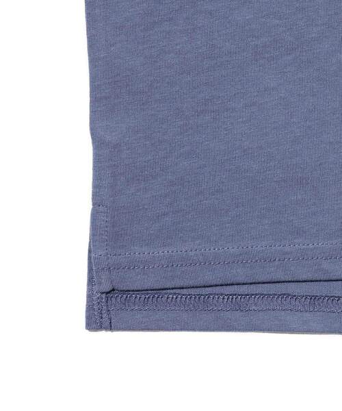 SHOO・LA・RUE(シューラルー)の「◆【110-140cm】袖ワッフルレイヤードロンT(Tシャツ/カットソー・キッズ・スモーキーグリーン系/カーキ/ブラック/ブルー系4・12/11/13/14)」の10枚目の写真